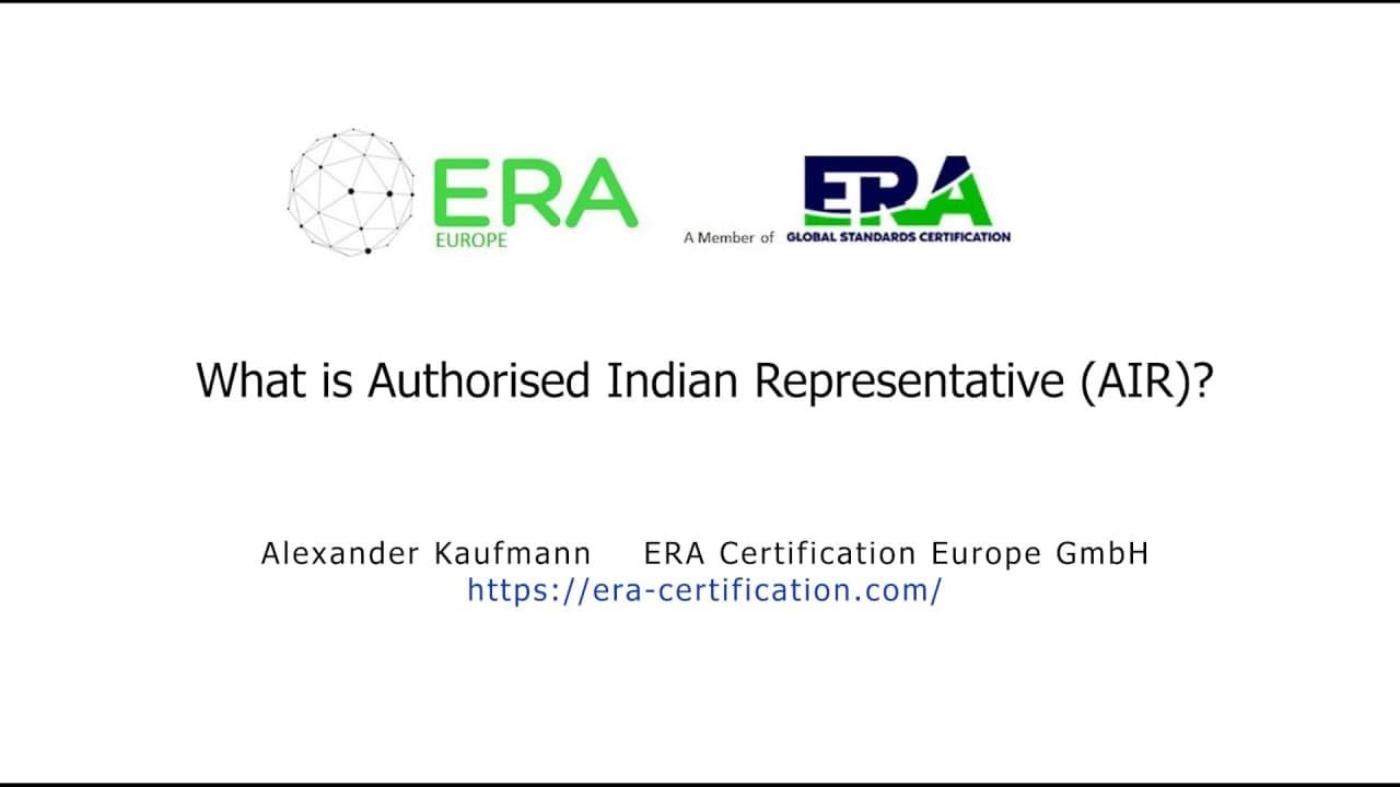 Che cos'è l'Authorised Indian Representative (AIR) nelle certificazioni indiane?